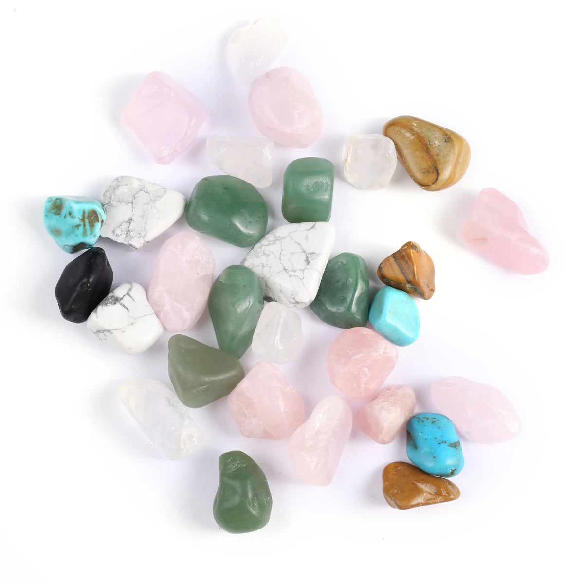 Tumbled Stones Bulk Natural Quartz Ore Gravel Healing Crystals Energy Specimen Minerals Aquarium Home Gem Decoration