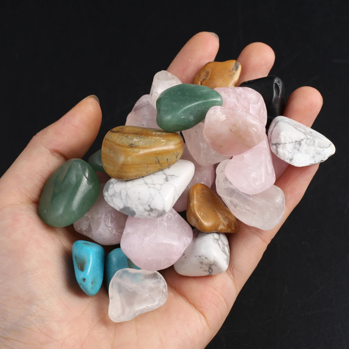 Tumbled Stones Bulk Natural Quartz Ore Gravel Healing Crystals Energy Specimen Minerals Aquarium Home Gem Decoration