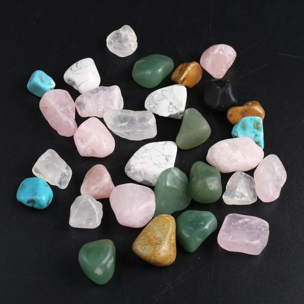 Tumbled Stones Bulk Natural Quartz Ore Gravel Healing Crystals Energy Specimen Minerals Aquarium Home Gem Decoration